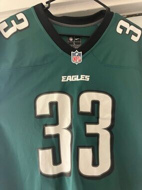 Nike Green Philadelphia Eagles #33 Football Jersey